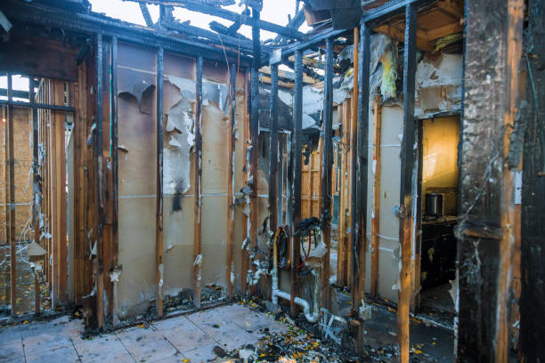 Professional Emergency Fire Cleanup technician working in Glendora, CA